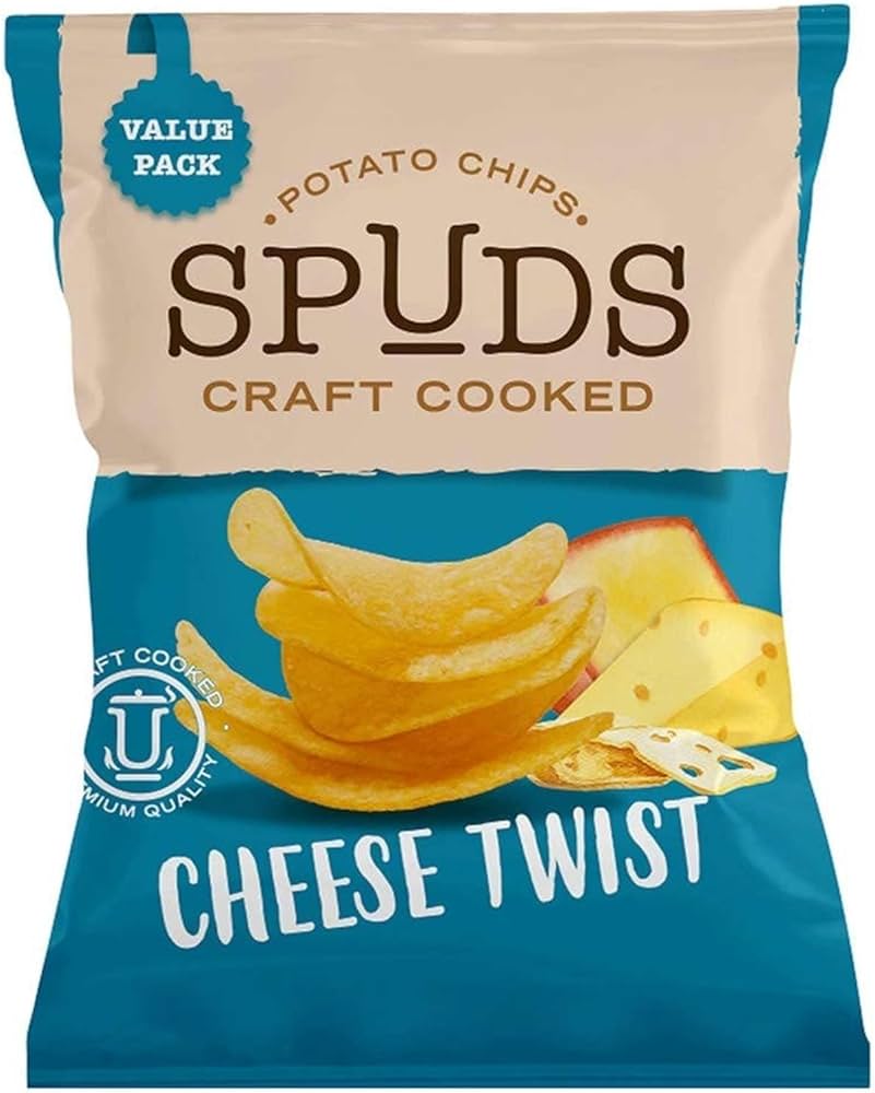Spuds Craft Cooked – Chips Saveur Cheese Twist