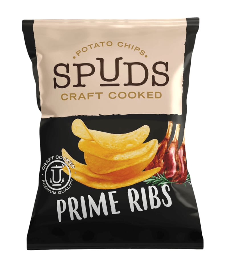 Spuds Craft Cooked – Chips Saveur Prime Ribs