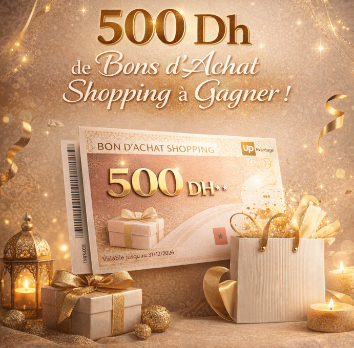 Bons d’Achat de 500 DH : c’est le moment de se faire plaisir