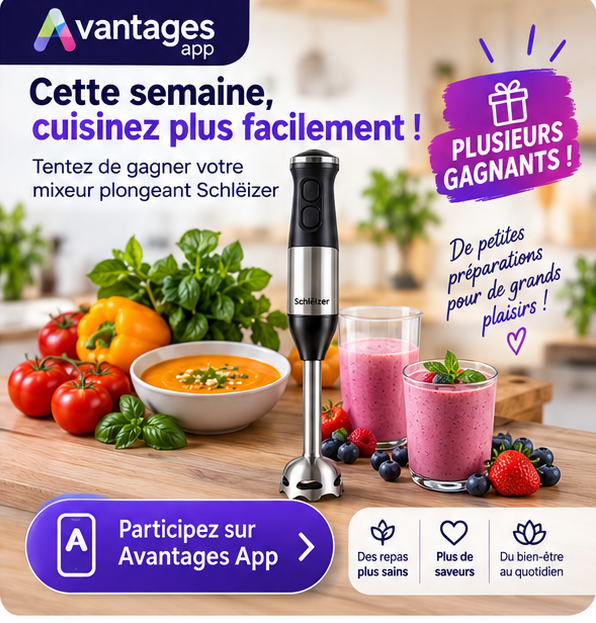 Gagnez votre mixeur plongeant Schlëizer et simplifiez-vous la cuisine !